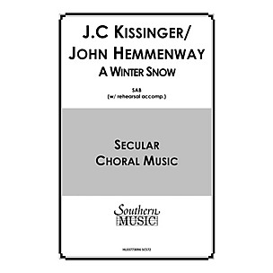 Hal Leonard A Winter Snow (Choral Music/Octavo Secular Satb) SATB Composed by Hemmenway, John