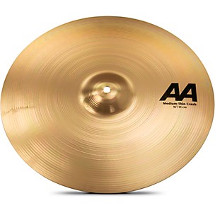 SABIAN AA Medium Thin Crash Cymbal Brilliant