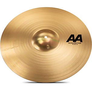Sabian AA Medium Thin Crash Cymbal Brilliant