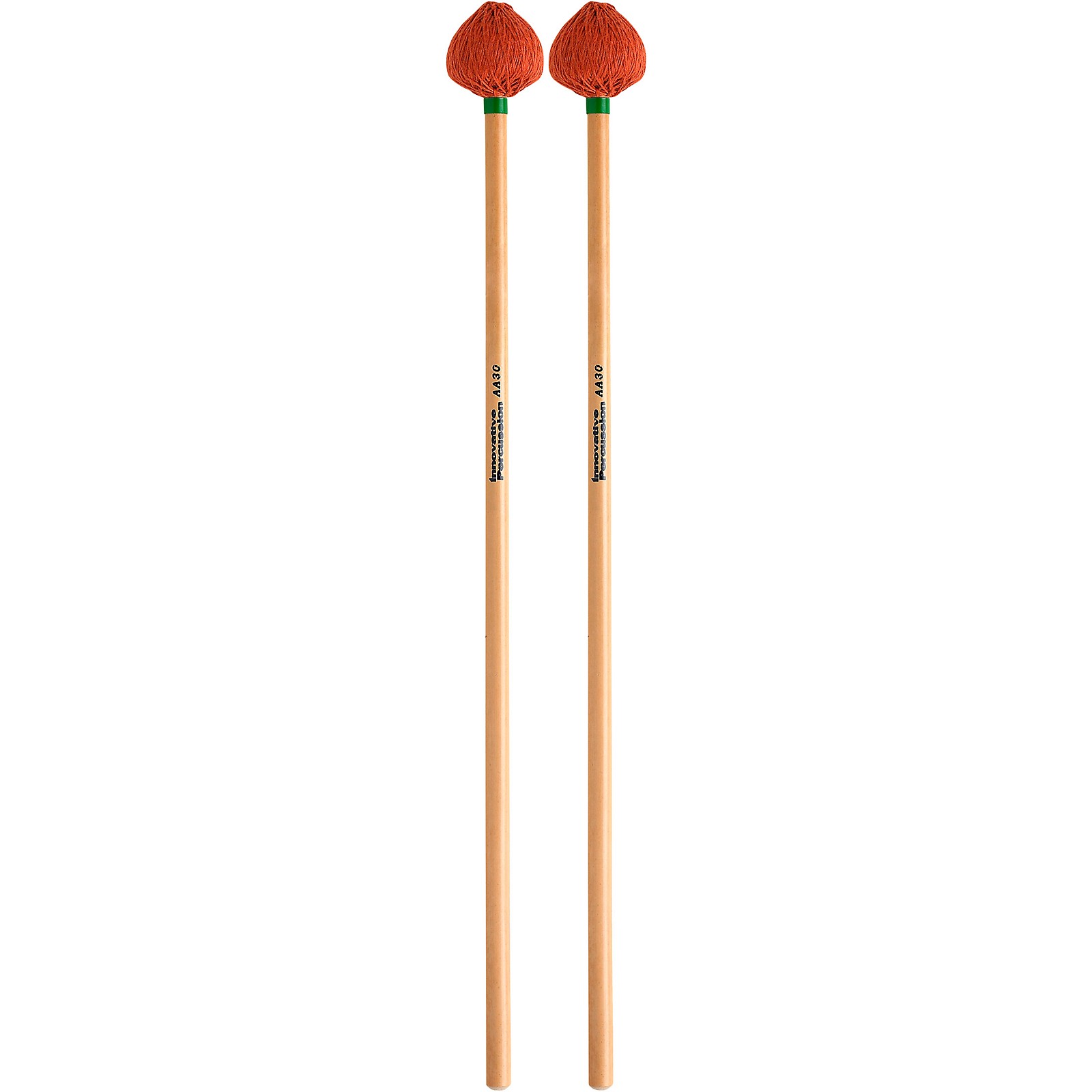 Innovative Percussion AA30 HARD VIBRAPHONE / MARIMBA MALLETS - RATTAN