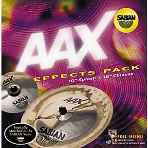 Sabian AAX 2-Piece Effects Cymbal Pack