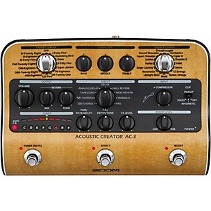 Zoom AC-3 Acoustic Creator Acoustic Multi-Effects Pedal