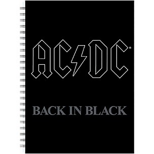 Pyramid America AC/DC - Back in Black Guitar Tabs Premium Journal