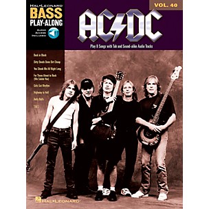 Music Sales AC/DC - Bass Play-Along Volume 40 (Book/CD)