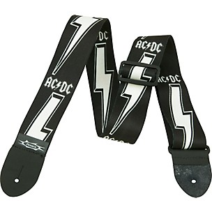 Perri's AC/DC Lightning Bolt 2" Polyester Guitar Strap