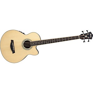 Ibanez AEB10E Acoustic-Electric Bass Guitar with Onboard Tuner