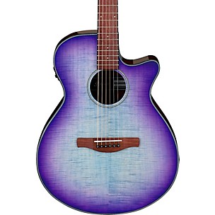 Ibanez AEG70 Flamed Maple Top Grand Concert Acoustic-Electric Guitar -