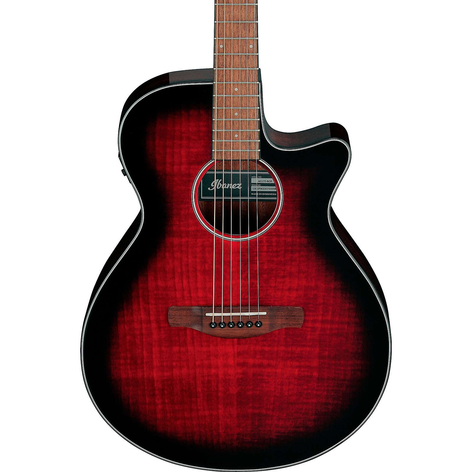 Ibanez AEG70 Flamed Maple Top Grand Concert Acoustic
