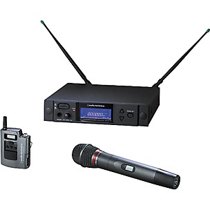 Audio-Technica AEW-4314 Artist Elite Handheld Cardioid Dynamic Mic and UniPak Wireless System