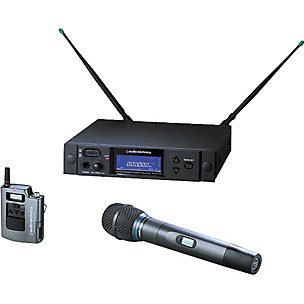 Audio-Technica AEW-4315 Artist Elite Handheld Cardioid Condenser Mic and UniPak Wireless System