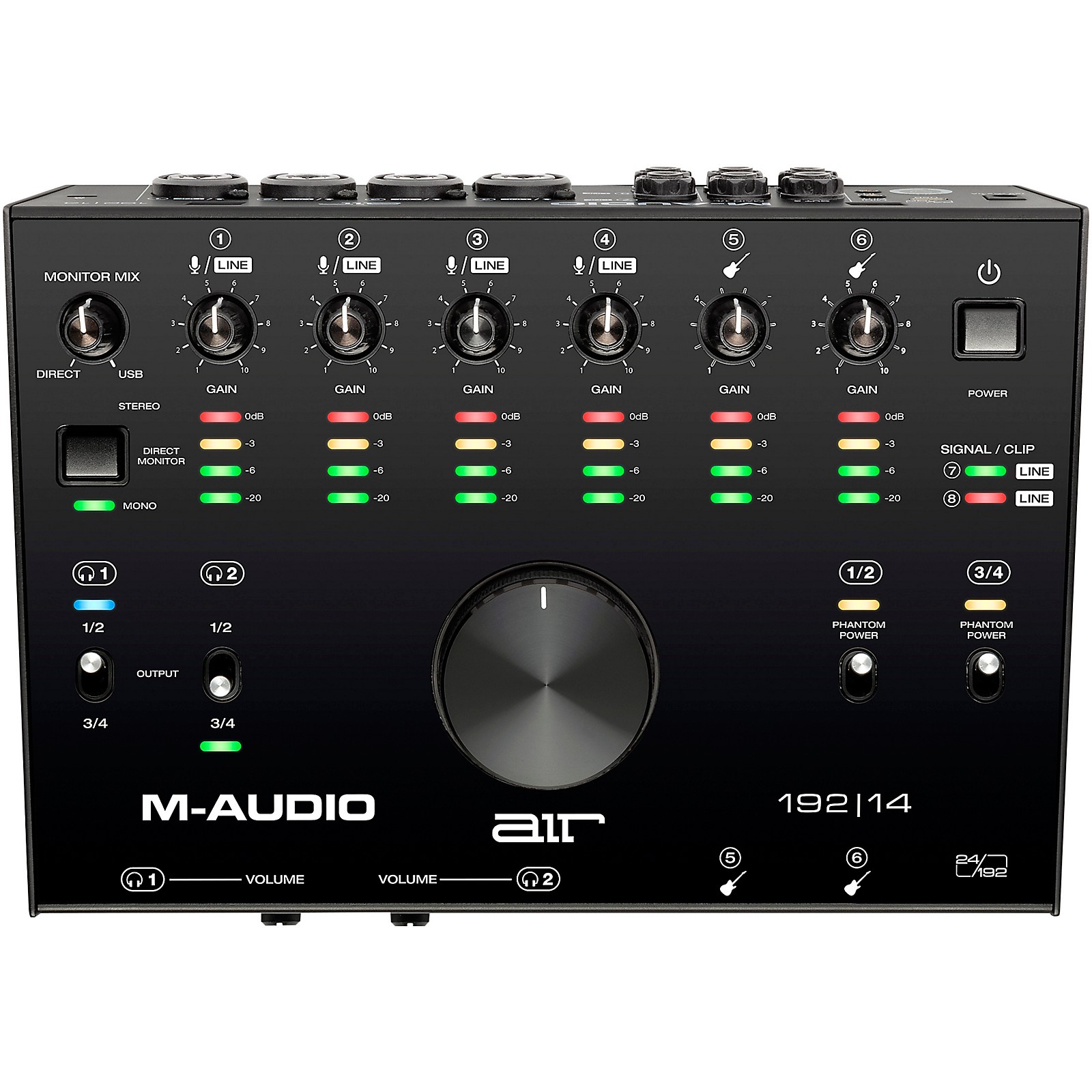 M-AUDIO AIR 192|8 USBオーディオインターフェース M-Audio Air 192|8 - 2 in / 4 out USB Audio MIDI Interface