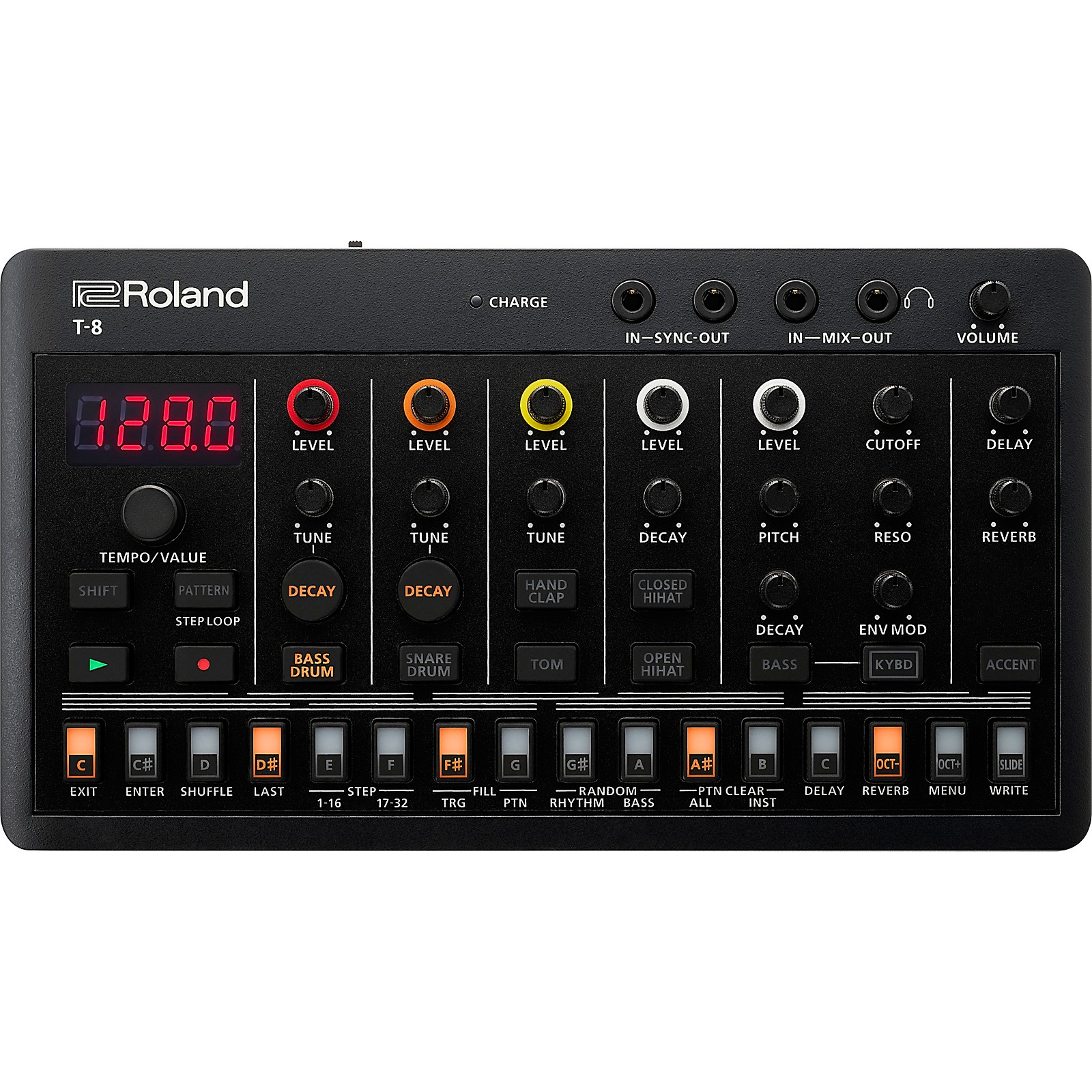 Roland AIRA Compact T-8 Beat Machine | Music & Arts 