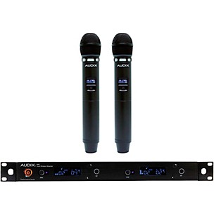 Audix AP42 VX5 Dual Handheld Wireless Microphone System With R42 2-Channel Diversity Receiver and 2 H60/VX5 Handheld Transmitters