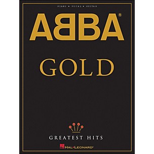 Hal Leonard Abba Gold Greatest Hits arranged for piano, vocal, and guitar (P/V/G)