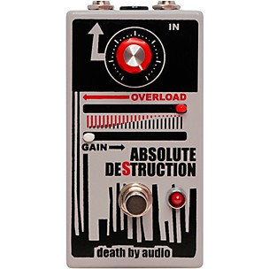 Death By Audio Absolute Destruction Overloading Power Amplifier Distortion Effects Pedal