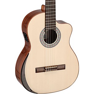 Manuel Rodriguez Academia Exotica Santos Pavo Real Cutaway Acoustic-Electric Classical Guitar