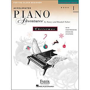 Faber Piano Adventures Accelerated Piano Adventures Christmas Book 1 for The older Beginner - Faber Piano