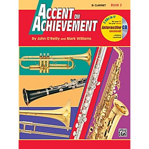 Alfred Accent on Achievement Book 2 B-Flat Clarinet Book & CD