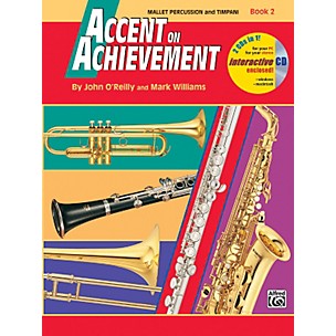 Alfred Accent on Achievement Book 2 Mallet Percussion & Timpani Book & CD
