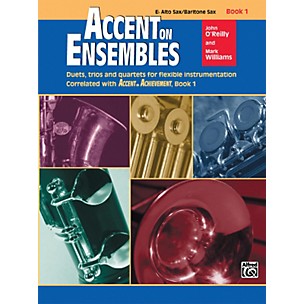 Alfred Accent on Ensembles Book 1 E-Flat Alto Sax Baritone Sax