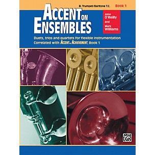 Alfred Accent on Ensembles Book 1 Trumpet Baritone T.C.