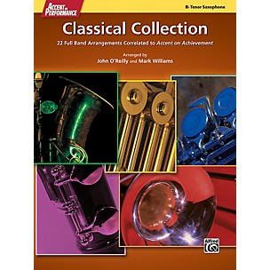 Alfred Accent on Performance Classical Collection Tenor Saxophone Book