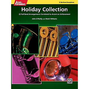 Alfred Accent on Performance Holiday Collection Baritone Saxophone Book