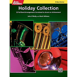 Alfred Accent on Performance Holiday Collection Bass Clarinet Book