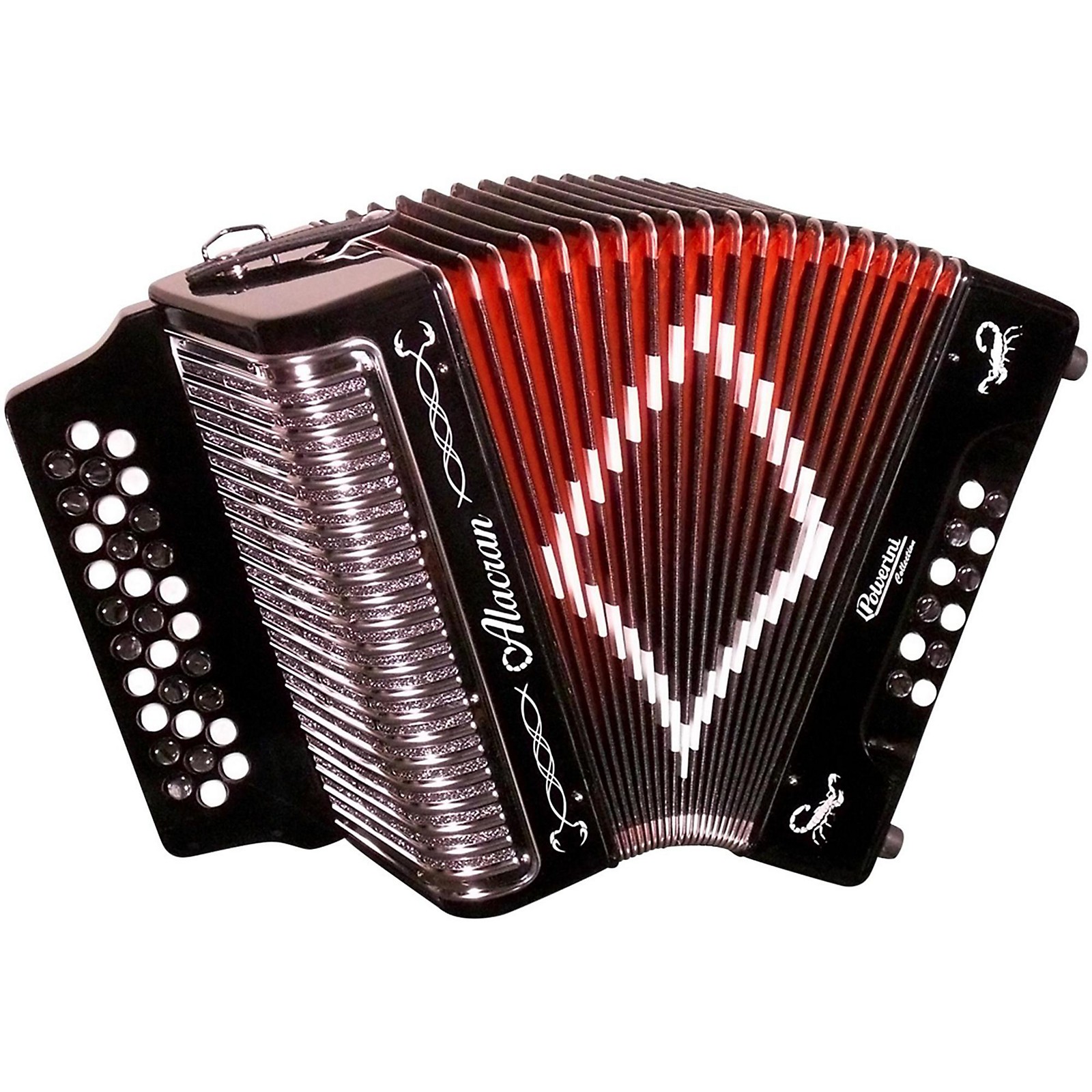 Alacran Accordion AL3112 Black with Case | Music & Arts