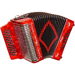 Alacran Accordion AL3112 Red with Case