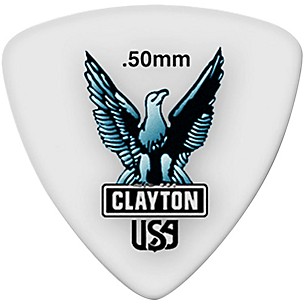 Clayton Acetal Rounded Triangle Guitar Picks