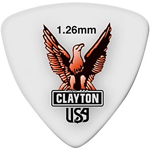 Clayton Acetal Rounded Triangle Guitar Picks