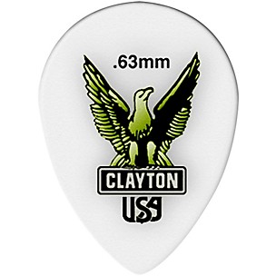 Clayton Acetal Small Teardrop Guitar Picks