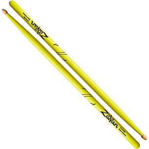 Zildjian Acorn Tip Neon Yellow Drum Sticks