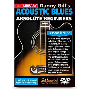 Hal Leonard Acoustic Blues For Absolute Beginners DVD From Lick Library