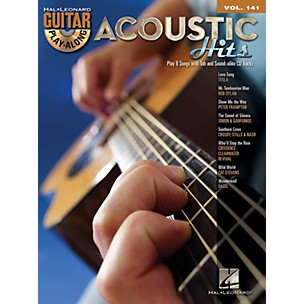 Hal Leonard Acoustic Hits (Guitar Play-Along Volume 141) Guitar Play-Along Series Softcover with CD by Various