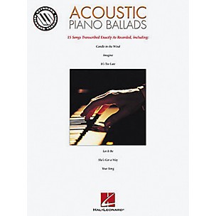 Hal Leonard Acoustic Piano Ballads Songbook