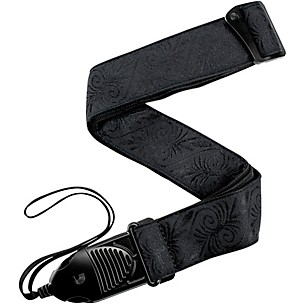 D'Addario Acoustic Quick-Release Guitar Strap, Black Swirls