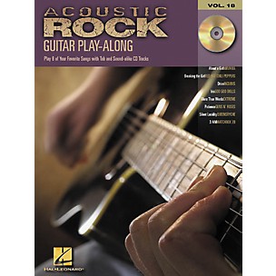 Hal Leonard Acoustic Rock Guitar Play-Along Series Book with CD