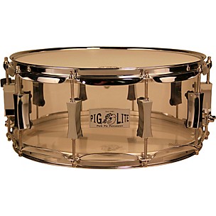 Pork Pie Acrylic Snare Drum with Chrome Hardware