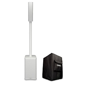 QSC Active 3-Way Column Loudspeaker With Cover, White