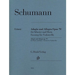 G. Henle Verlag Adagio and Allegro, Op. 70 Henle Music Composed by Robert Schumann Edited by Ernst Herttrich