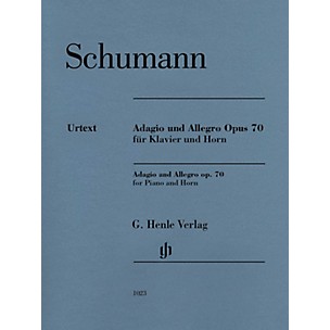 G. Henle Verlag Adagio and Allegro, Op. 70 Henle Music Folios Composed by Robert Schumann Edited by Ernst Herttrich