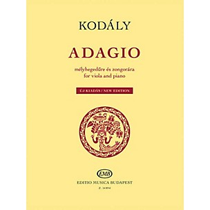 Editio Musica Budapest Adagio for Viola and Piano - New Edition EMB Series Softcover