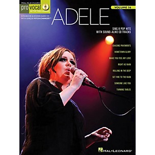 Hal Leonard Adele Pro Vocal Women's Edition Volume 56 Songbook/CD