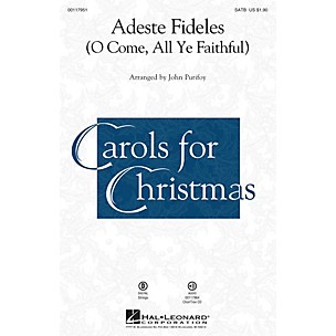 Hal Leonard Adeste Fideles SAB Arranged by John Purifoy