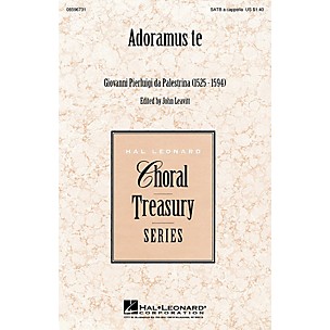 Hal Leonard Adoramus te SATB a cappella arranged by John Leavitt