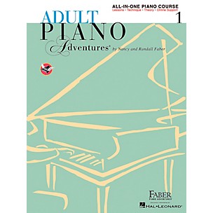 Faber Piano Adventures Adult Piano Adventures All-In-One Lesson Book 1 - A Comprehensive Piano Course - Faber Piano