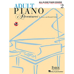 Faber Piano Adventures Adult Piano Adventures All-In-One Lesson Book 2 - Faber Piano (Book/Online Audio)