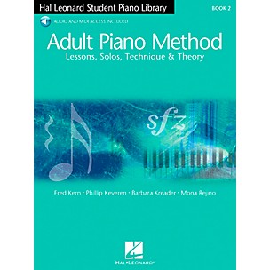 Hal Leonard Adult Piano Method Book 2 Book/2Online Audios Hal Leonard Student Piano Library